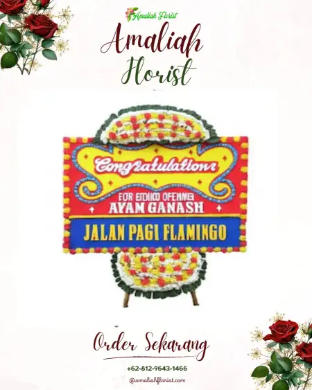 Sewa Papan Bunga Kampa